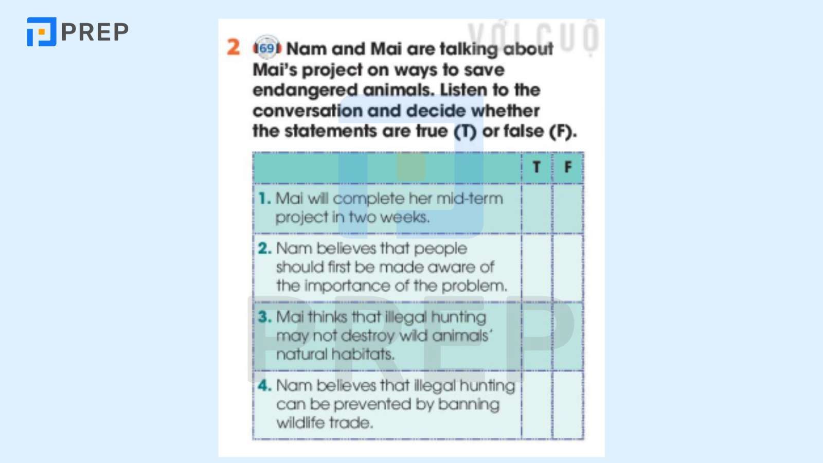 tiếng anh 10 unit 9 listening
