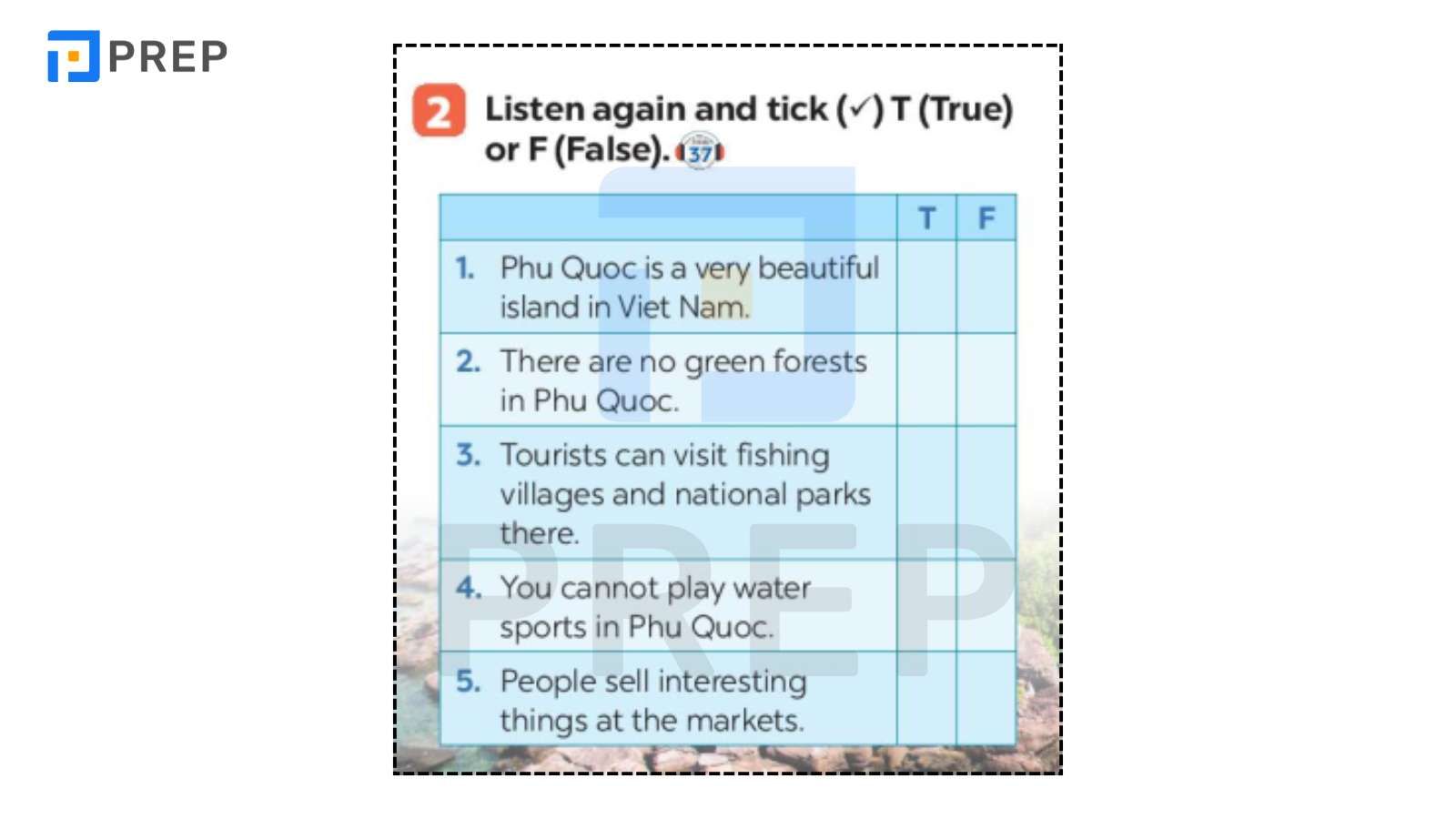 Tiếng Anh 6 Unit 5 Skills 2