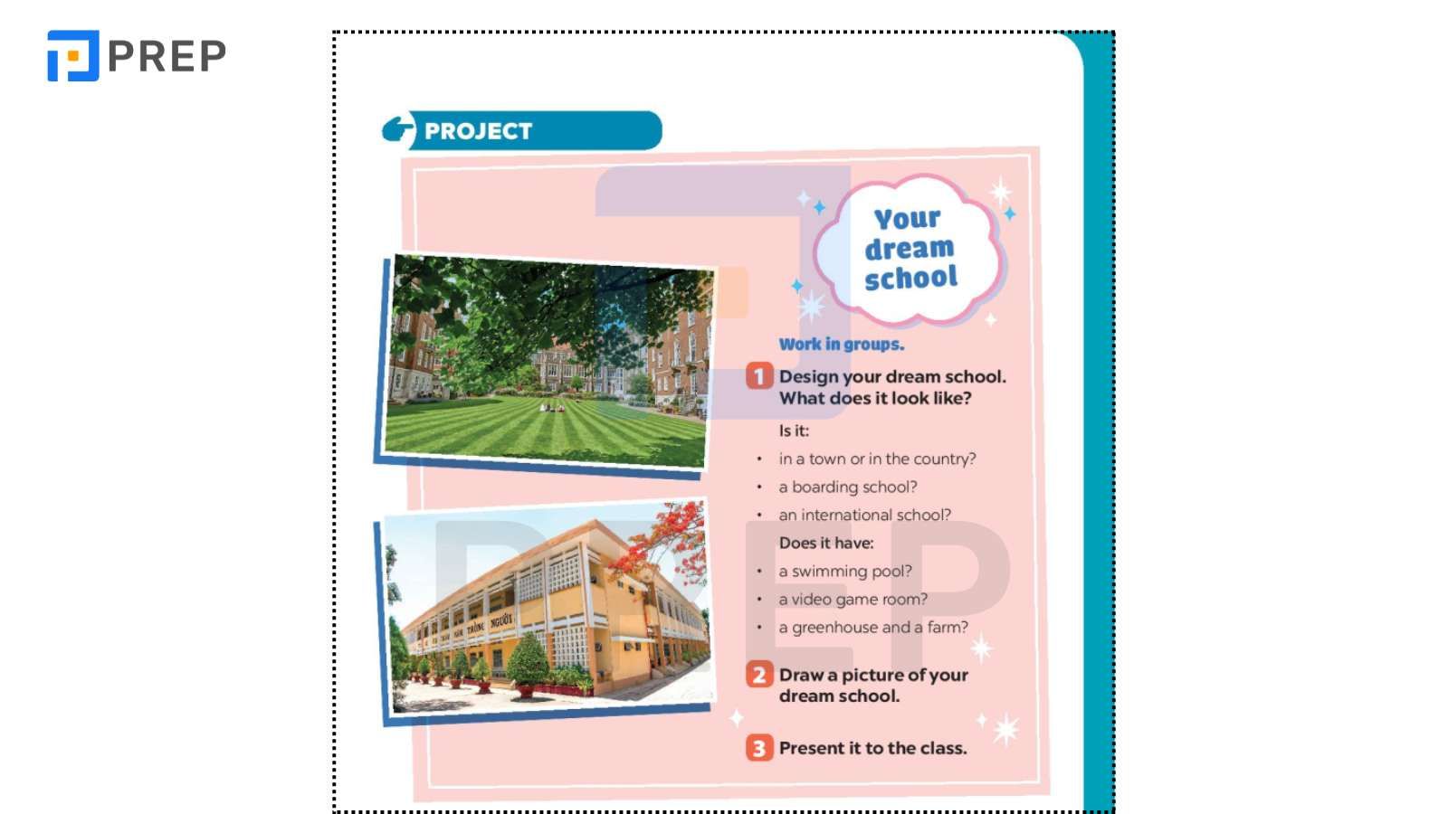 Tiếng Anh lớp 6 Unit 1 project