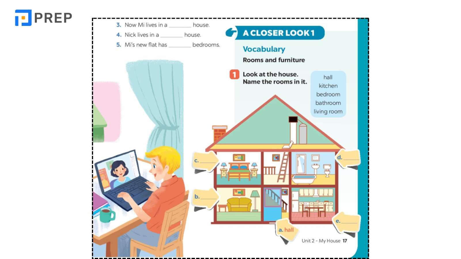 tiếng anh lớp 6 unit 2 a closer book 1
