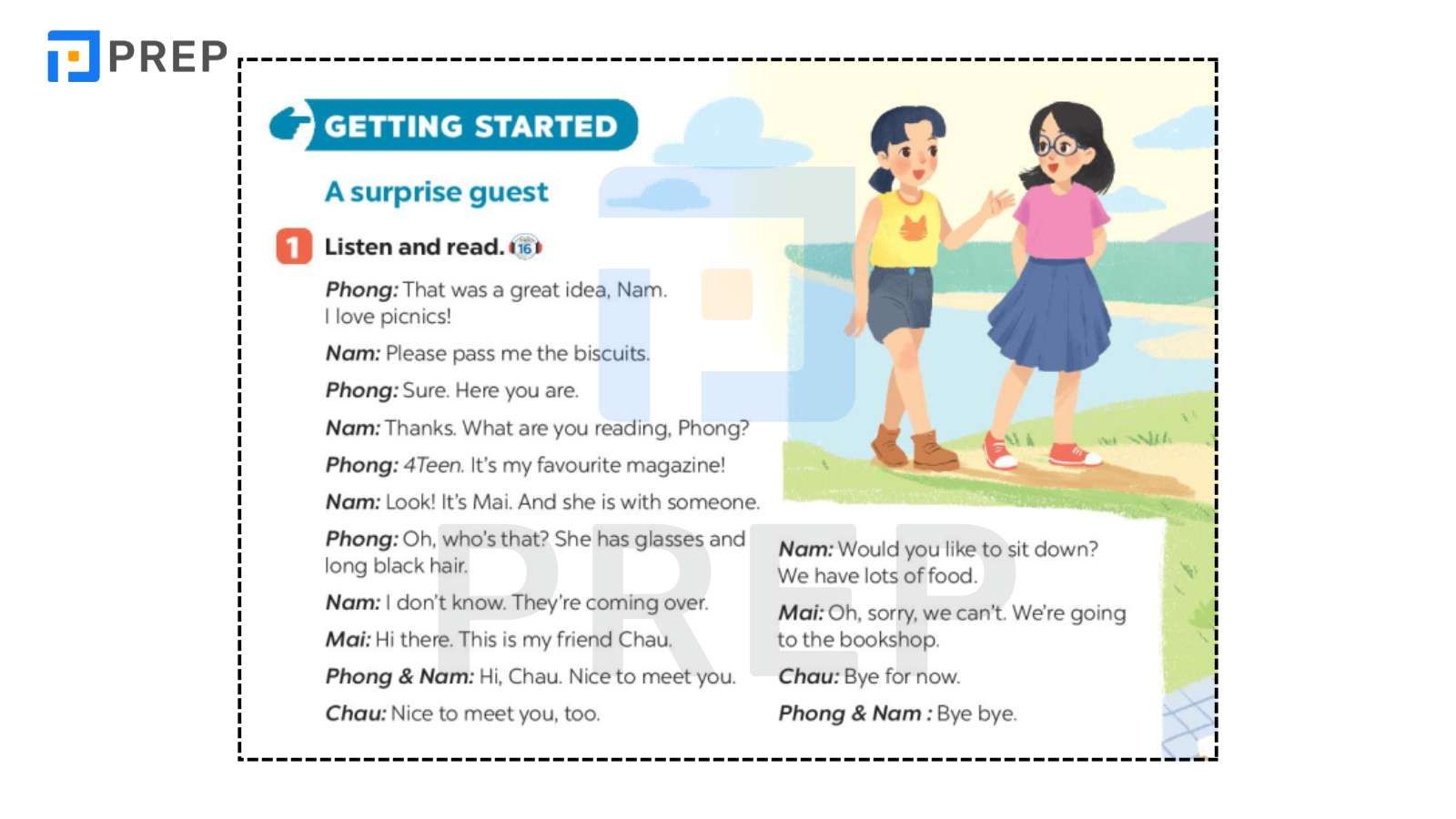 tiếng anh lớp 6 unit 3 getting started