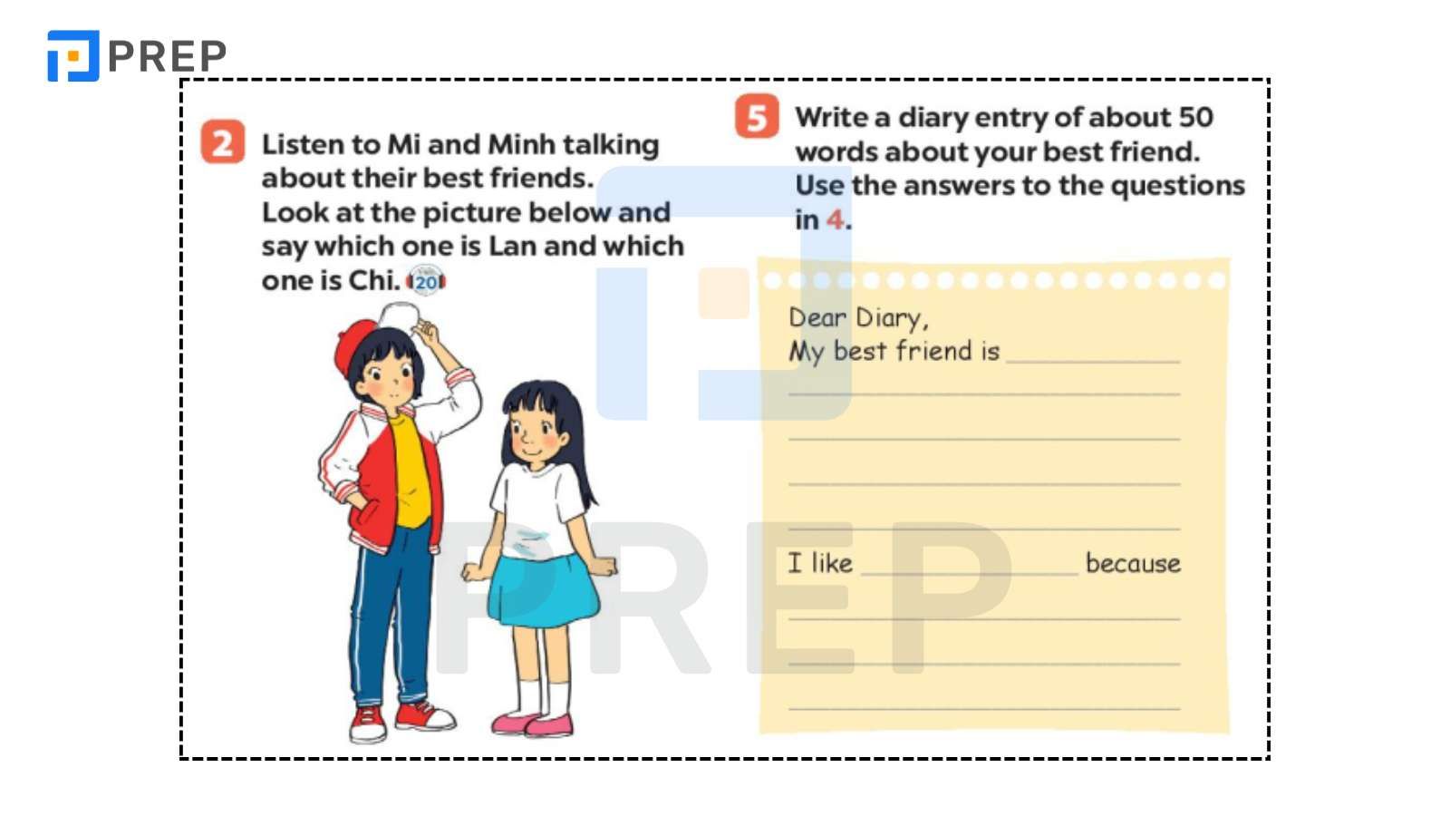 tiếng anh lớp 6 unit 3 skills 2