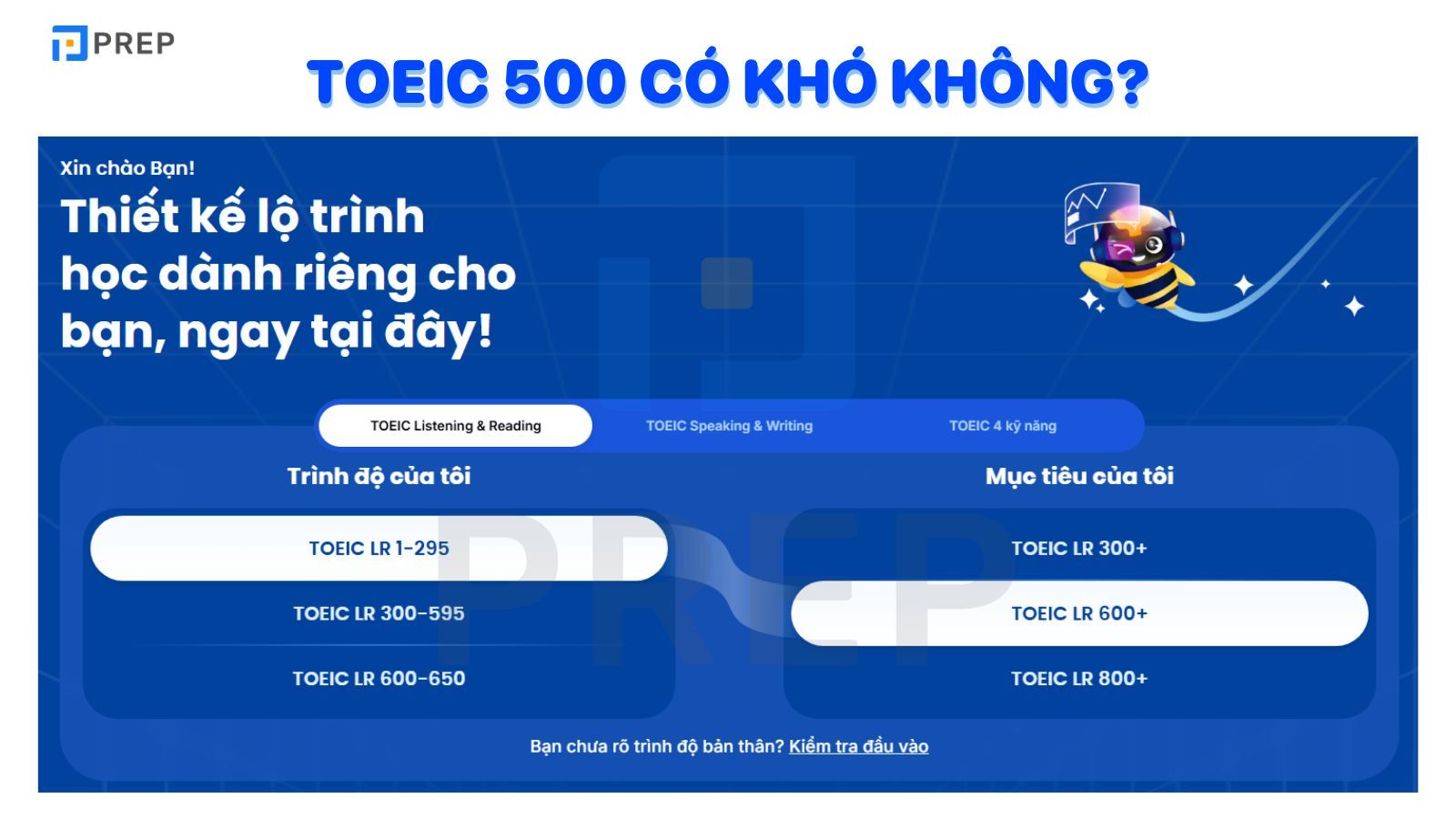 TOEIC 500 có khó không
