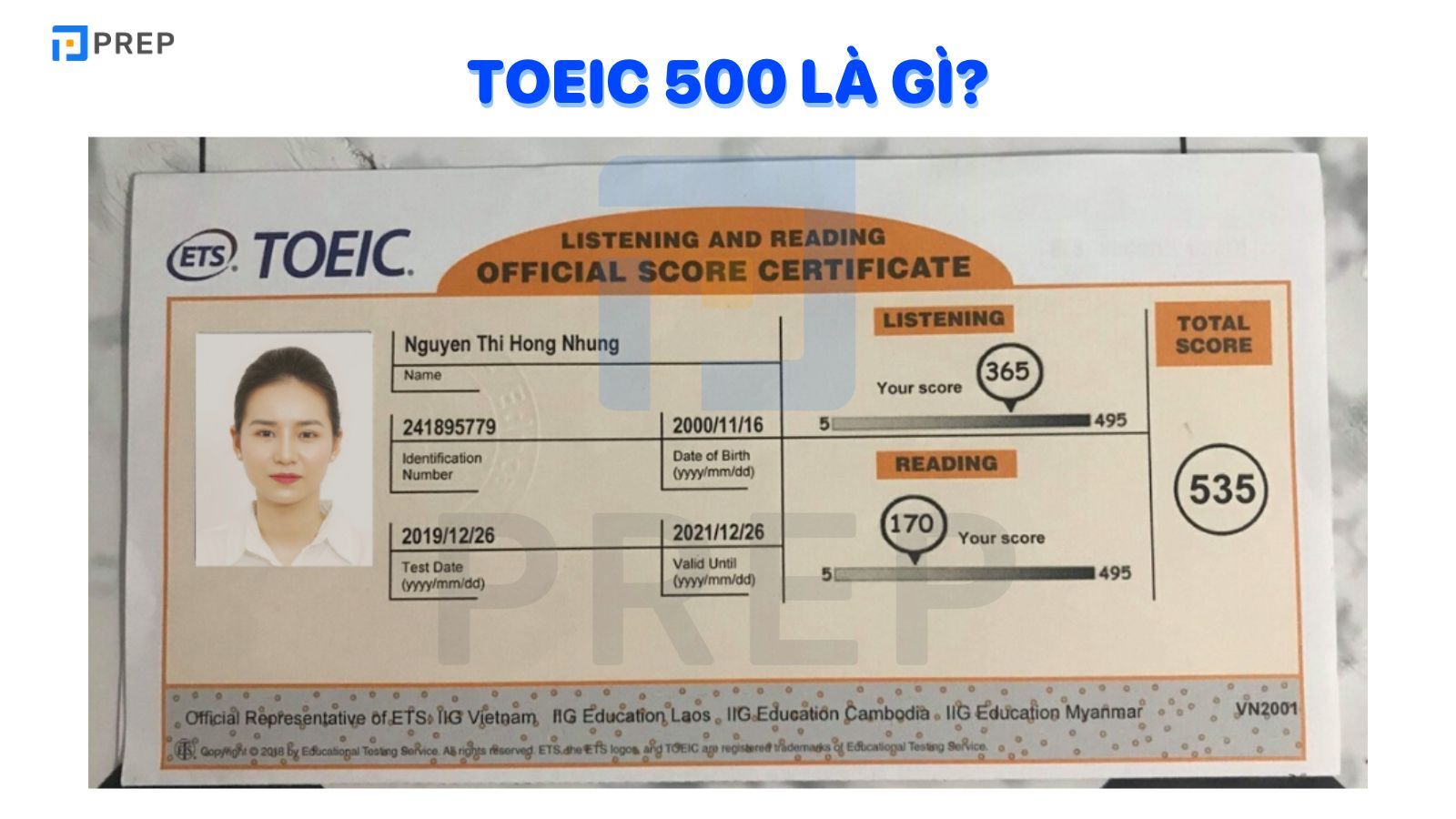 TOEIC 500 là gì?