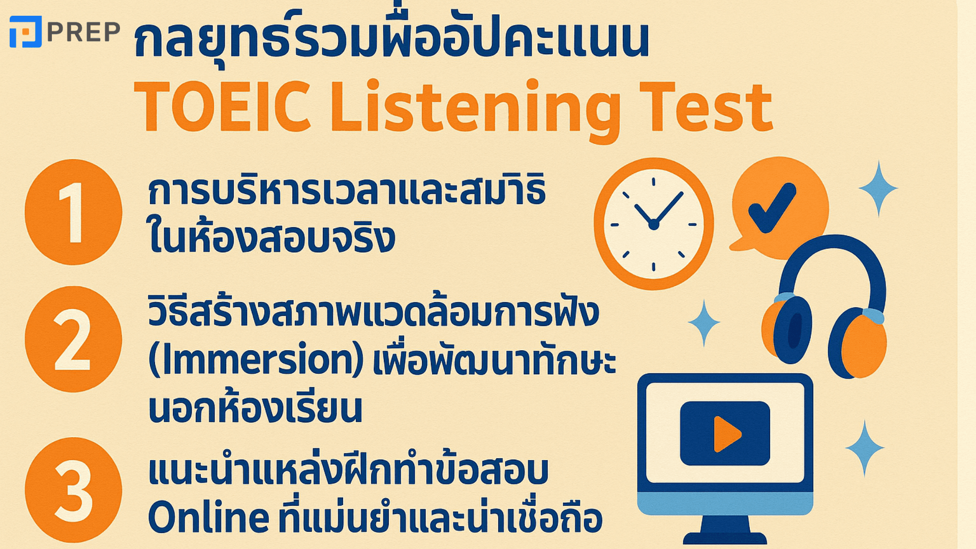 TOEIC Listening Test คืออะไร? โครงสร้างและตัวอย่างข้อสอบ