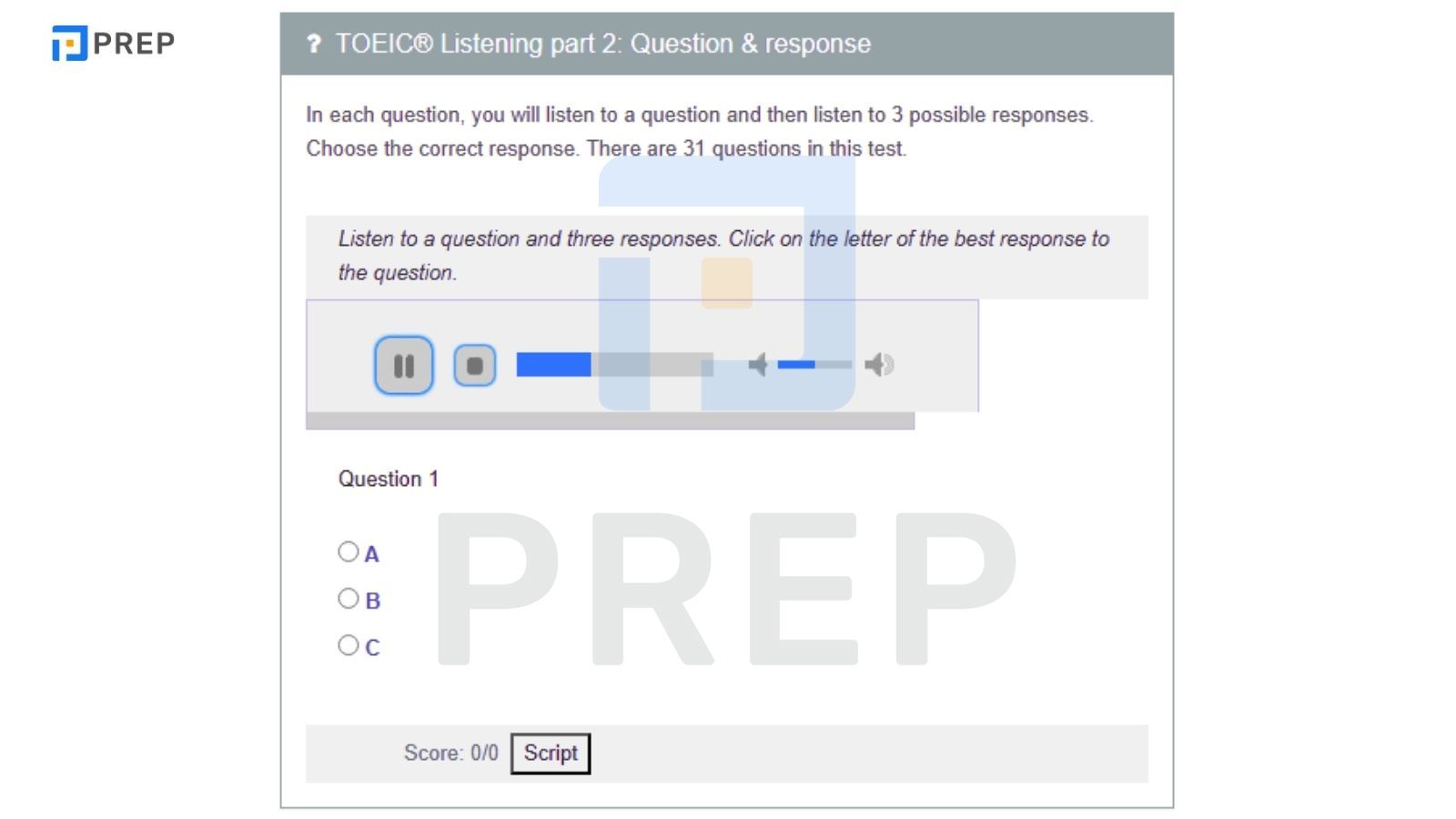 TOEIC Part 2 là gì?