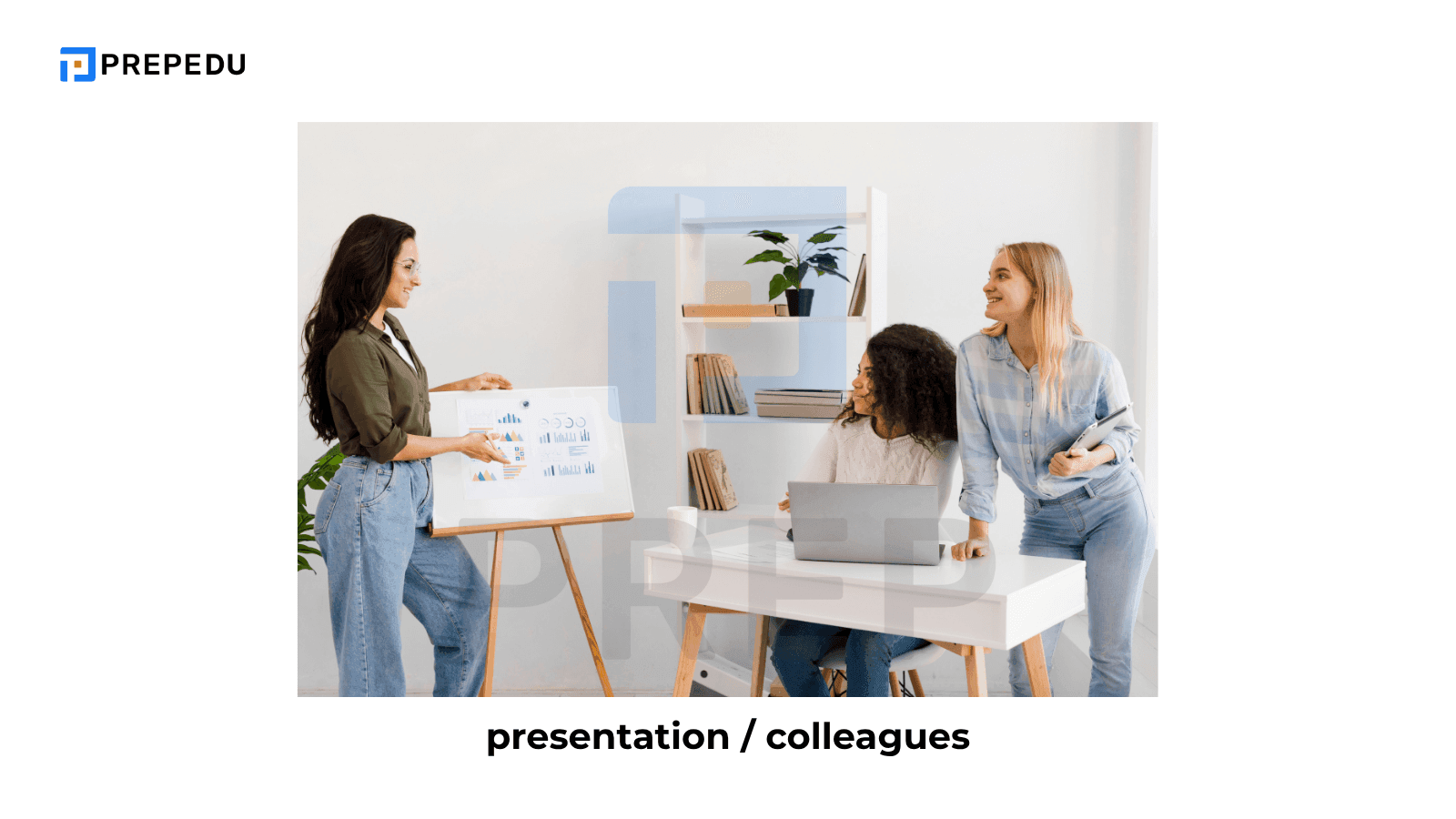 TOEIC Writing Part 1 - 範例一：辦公室場景 (Office Scene)