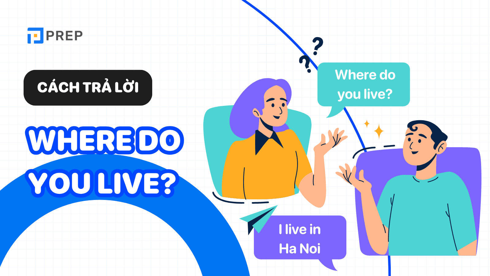 Cách trả lời Where do you live