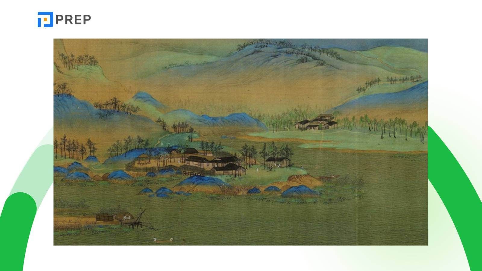 Tranh thủy mặc 千里江山图 (Thiên lý giang sơn đồ)