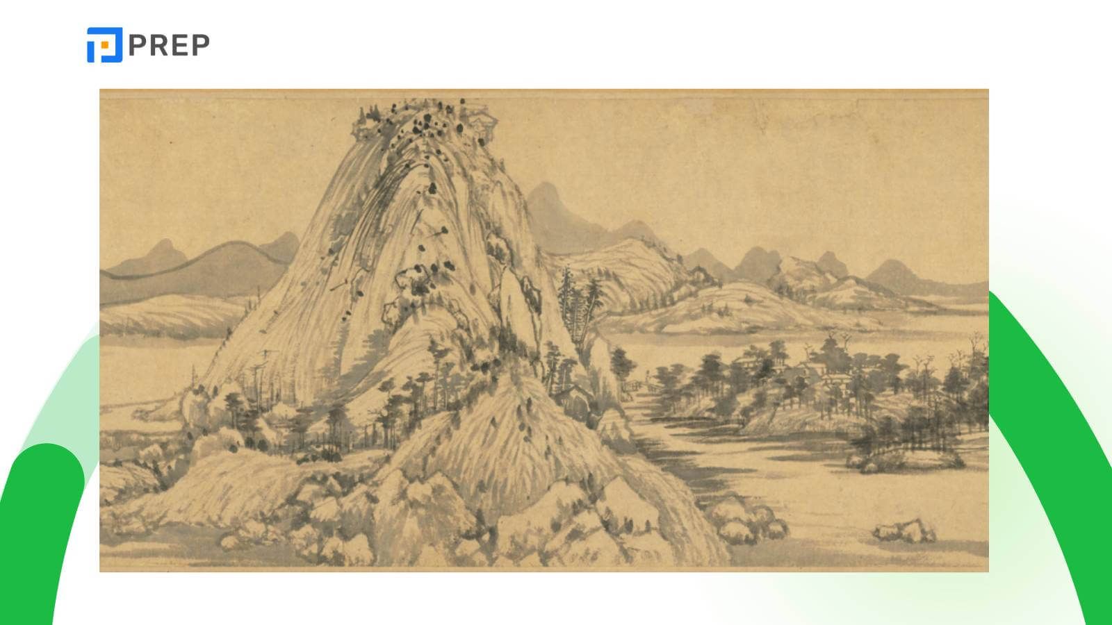 Tranh thủy mặc 富春山居图 (Phú Xuân sơn cư đồ)