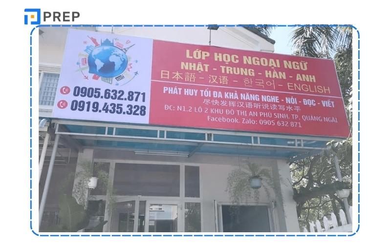 Trung tâm dạy tiếng Trung Hàn Nhật Quảng Ngãi