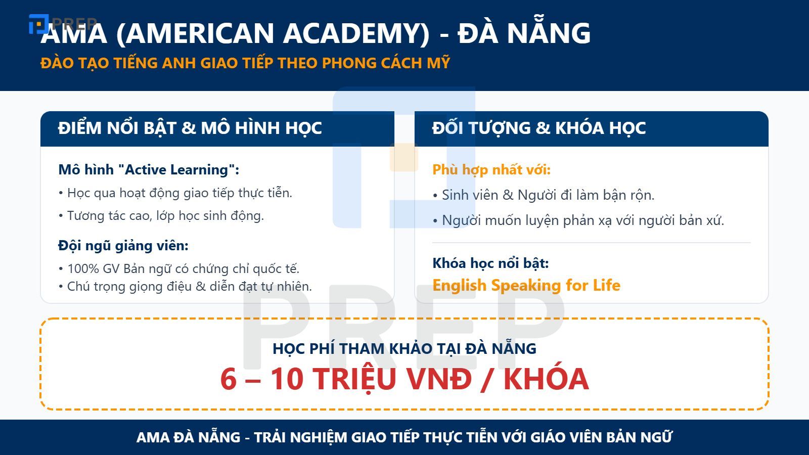 Trung tâm tiếng Anh giao tiếp tại Đà Nẵng