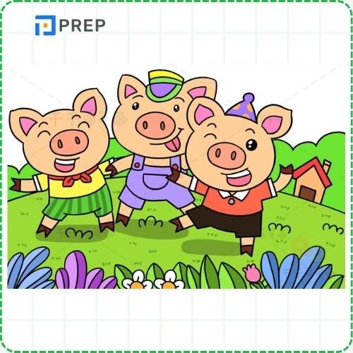 Truyện thiếu nhi "3 chú lợn nhỏ"