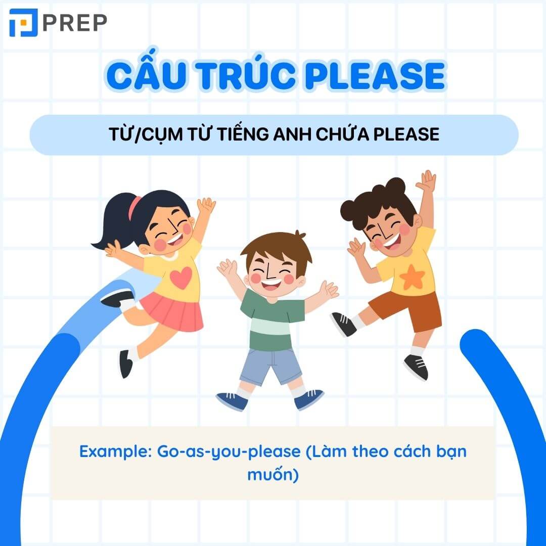Từ/cụm từ tiếng Anh chứa Please