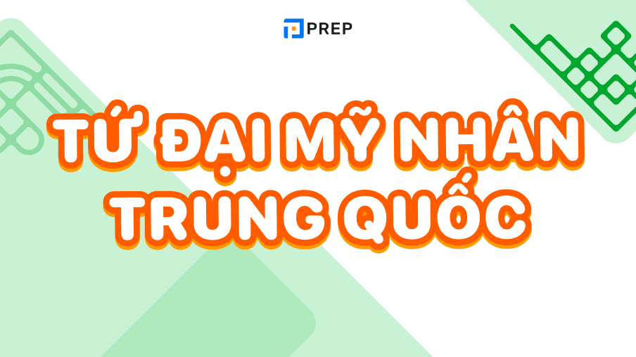 tứ đại mỹ nhân trung quốc