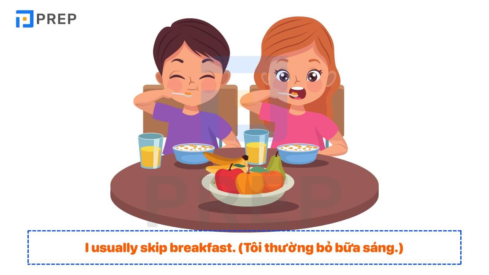 Từ vựng chủ đề Food