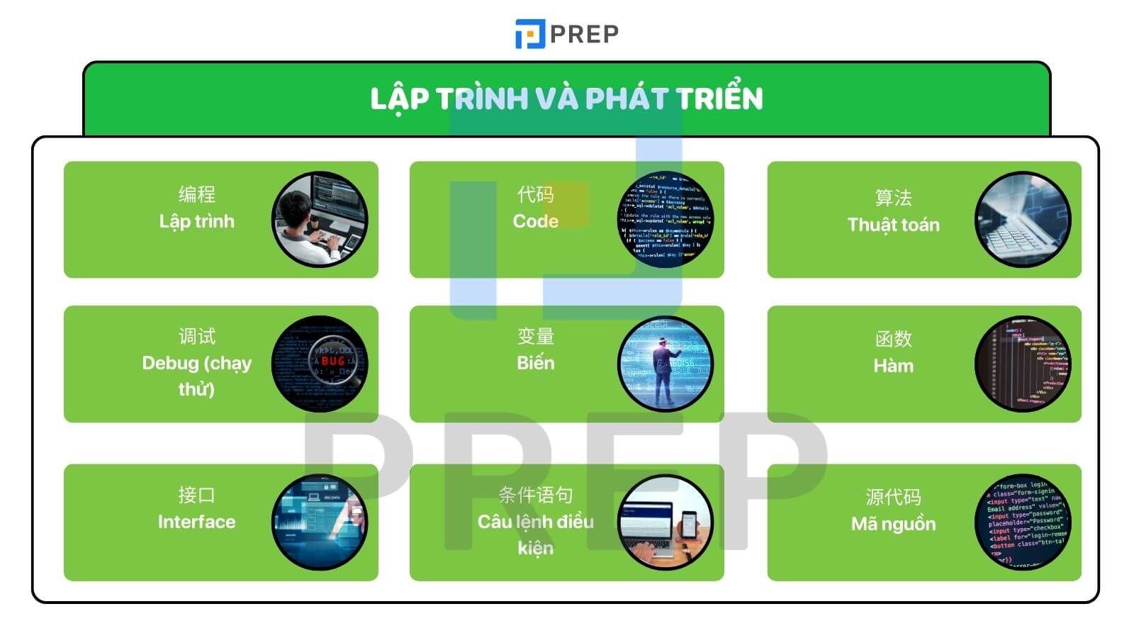 Từ vựng tiếng Trung về Lập trình và phát triển