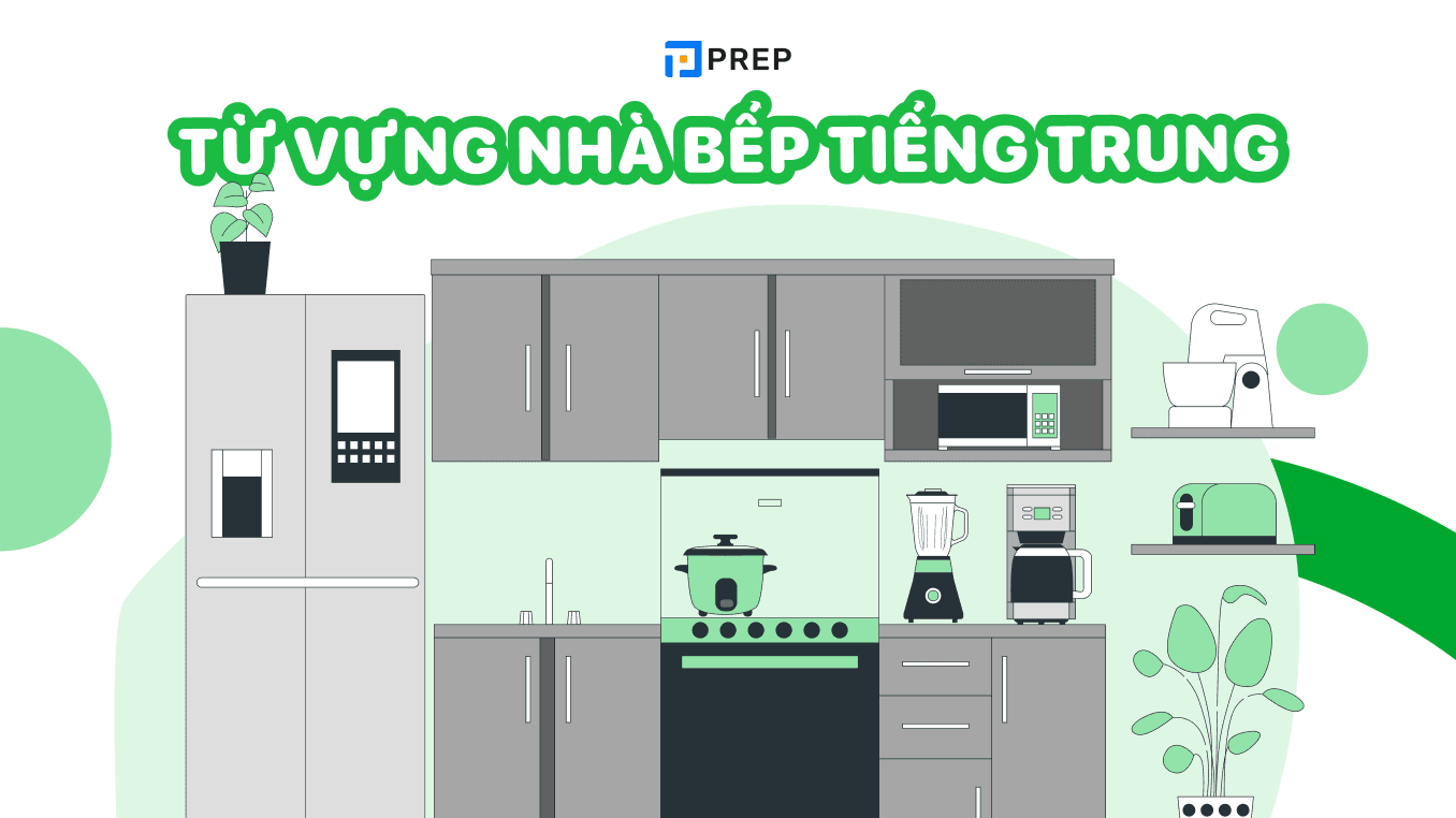 từ vựng nhà bếp tiếng trung