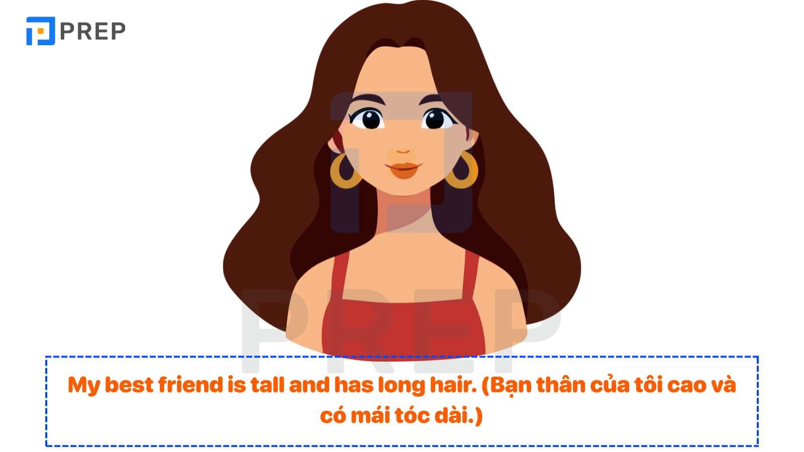 từ vựng tả bạn thân bằng tiếng Anh lớp 6