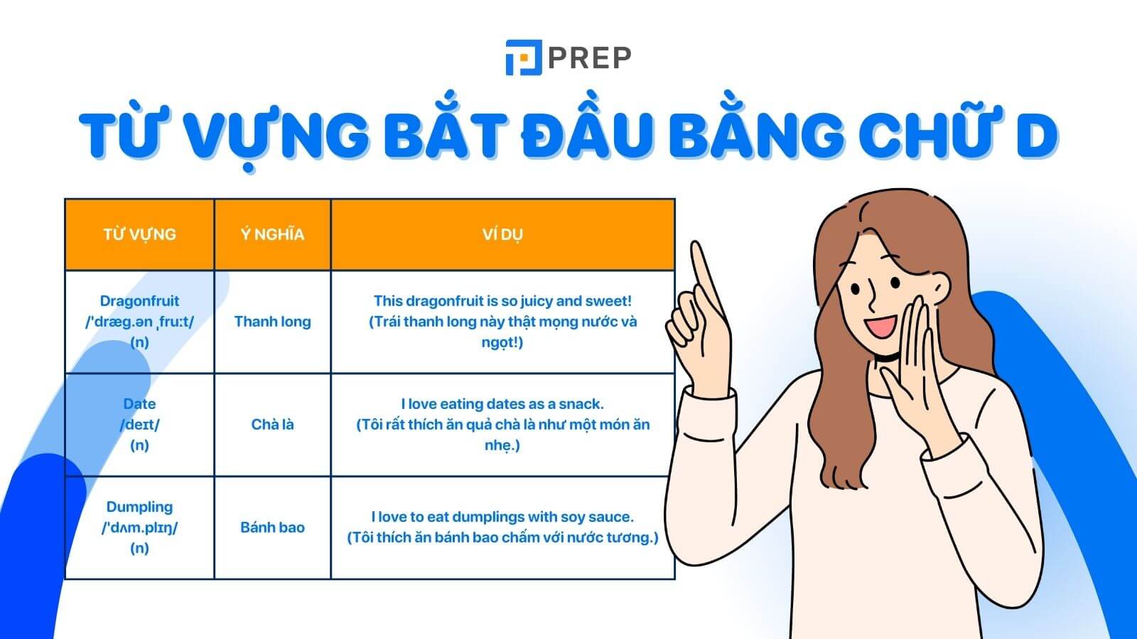 Từ vựng tiếng Anh bắt đầu bằng chữ D
