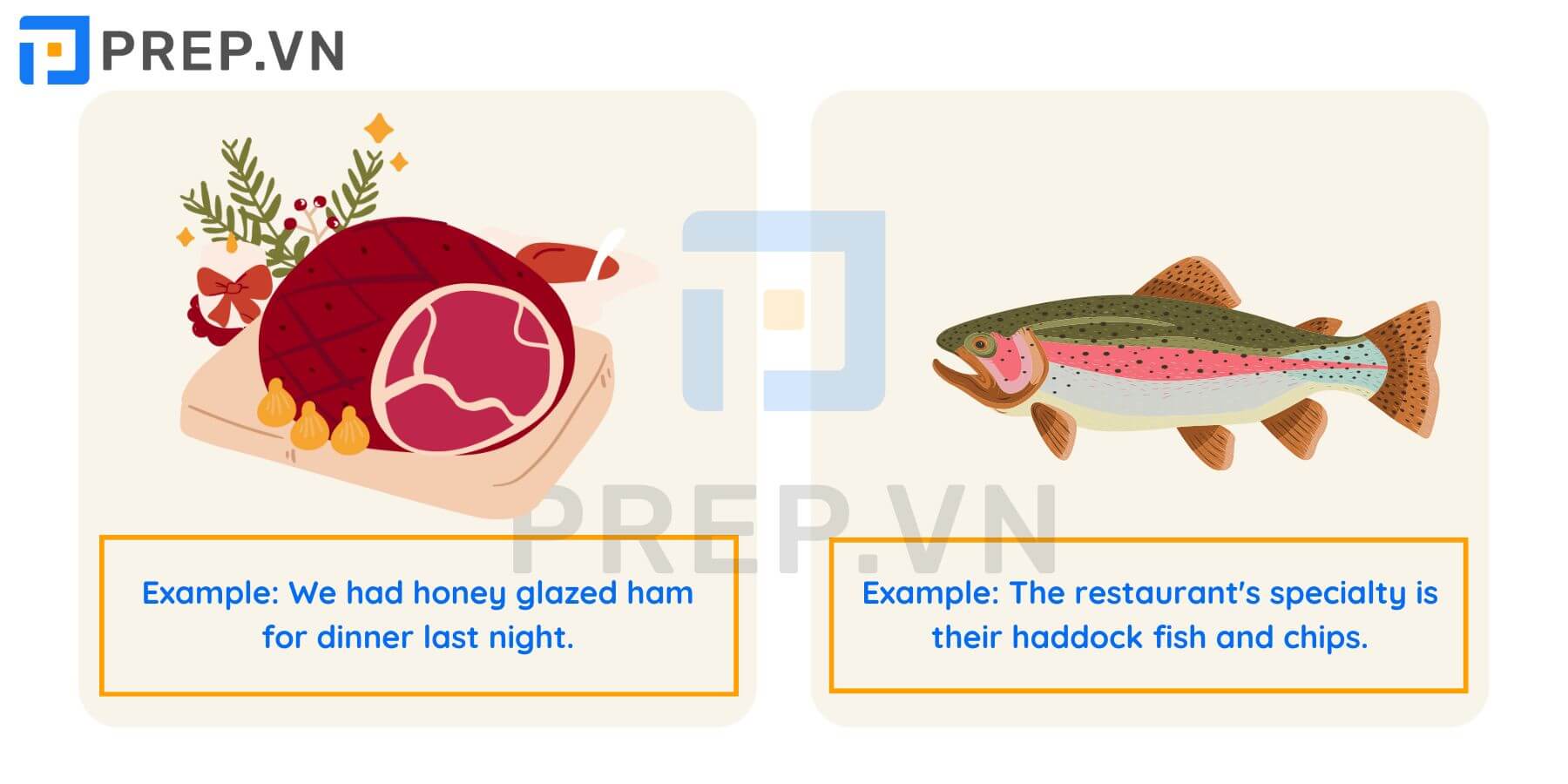 Từ vựng tiếng Anh bắt đầu bằng chữ H: Đồ ăn, thức uống (Food & Drink)