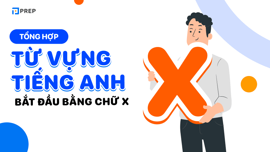 từ vựng tiếng anh bắt đầu bằng chữ x