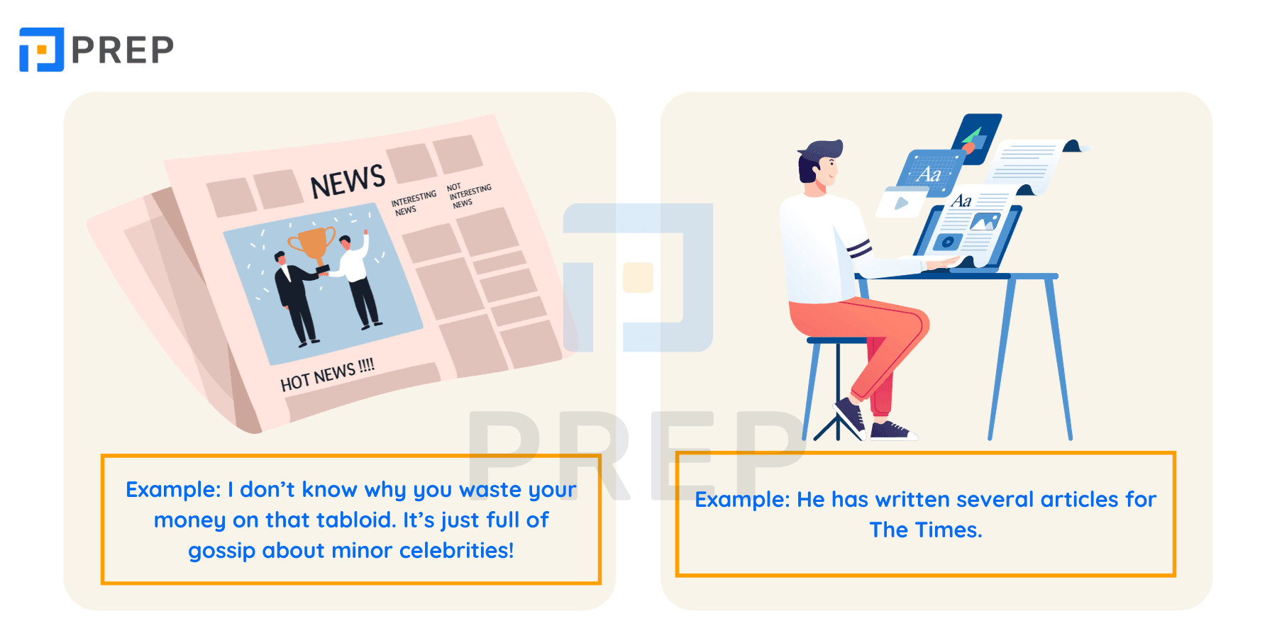 Từ vựng tiếng Anh THPT Quốc gia chủ đề The media