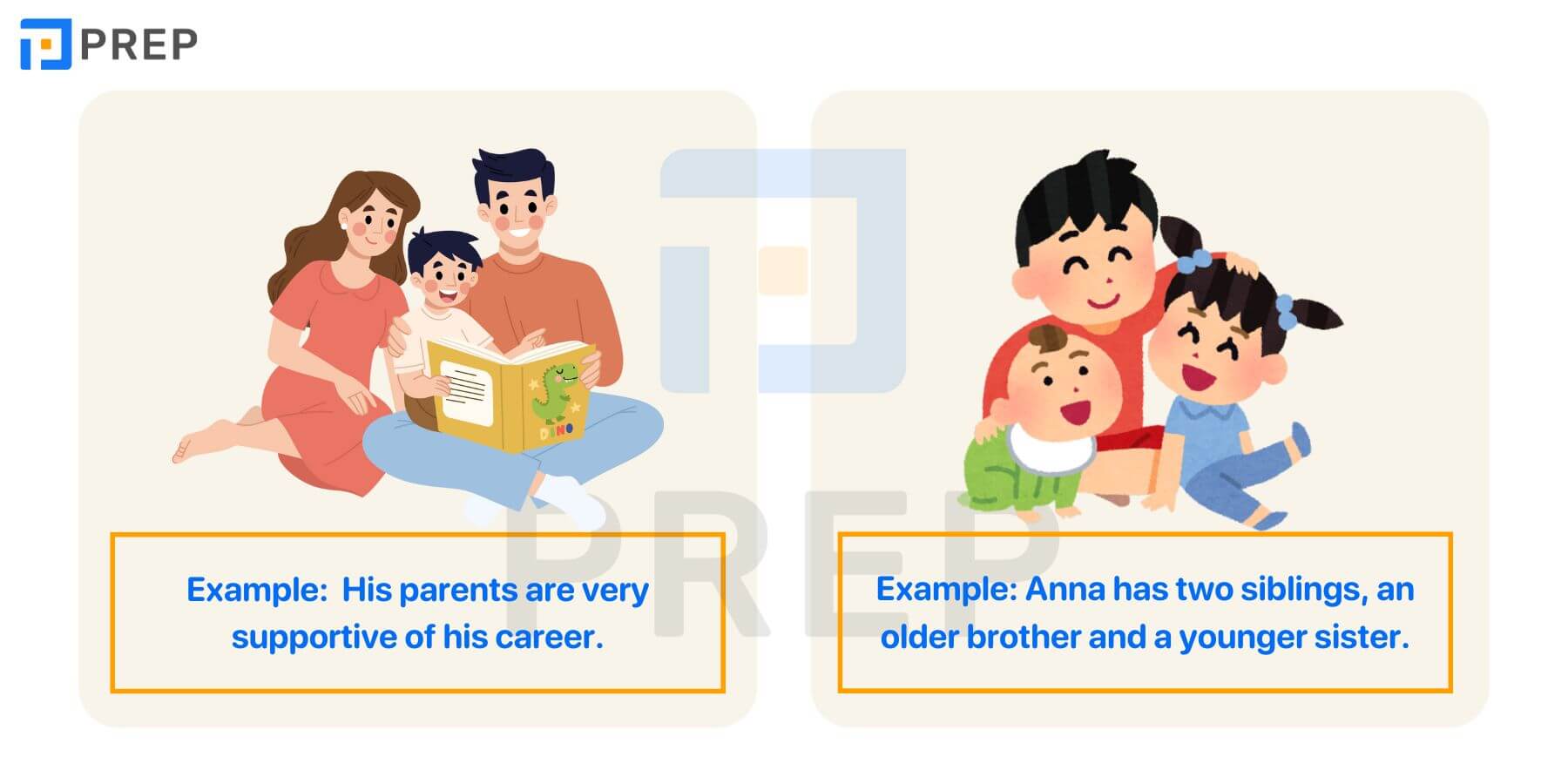 Từ vựng tiếng Anh về chủ đề gia đình