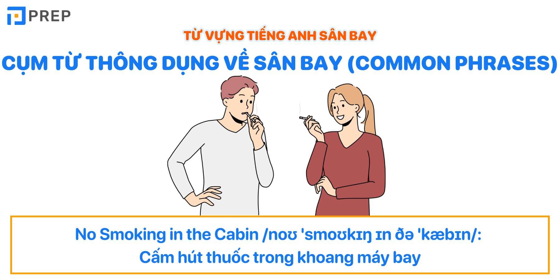 Từ vựng tiếng Anh về sân bay
