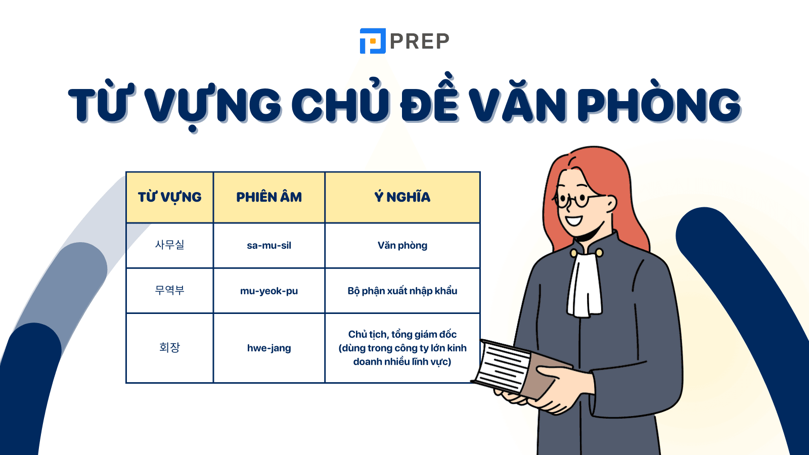 175+ từ vựng tiếng Hàn trong văn phòng có phiên âm, ví dụ chi tiết!