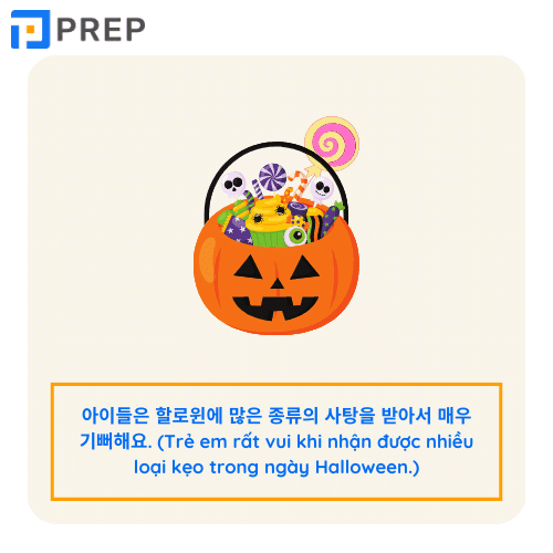 từ vựng Halloween tiếng hàn, bài hát Halloween tiếng hàn