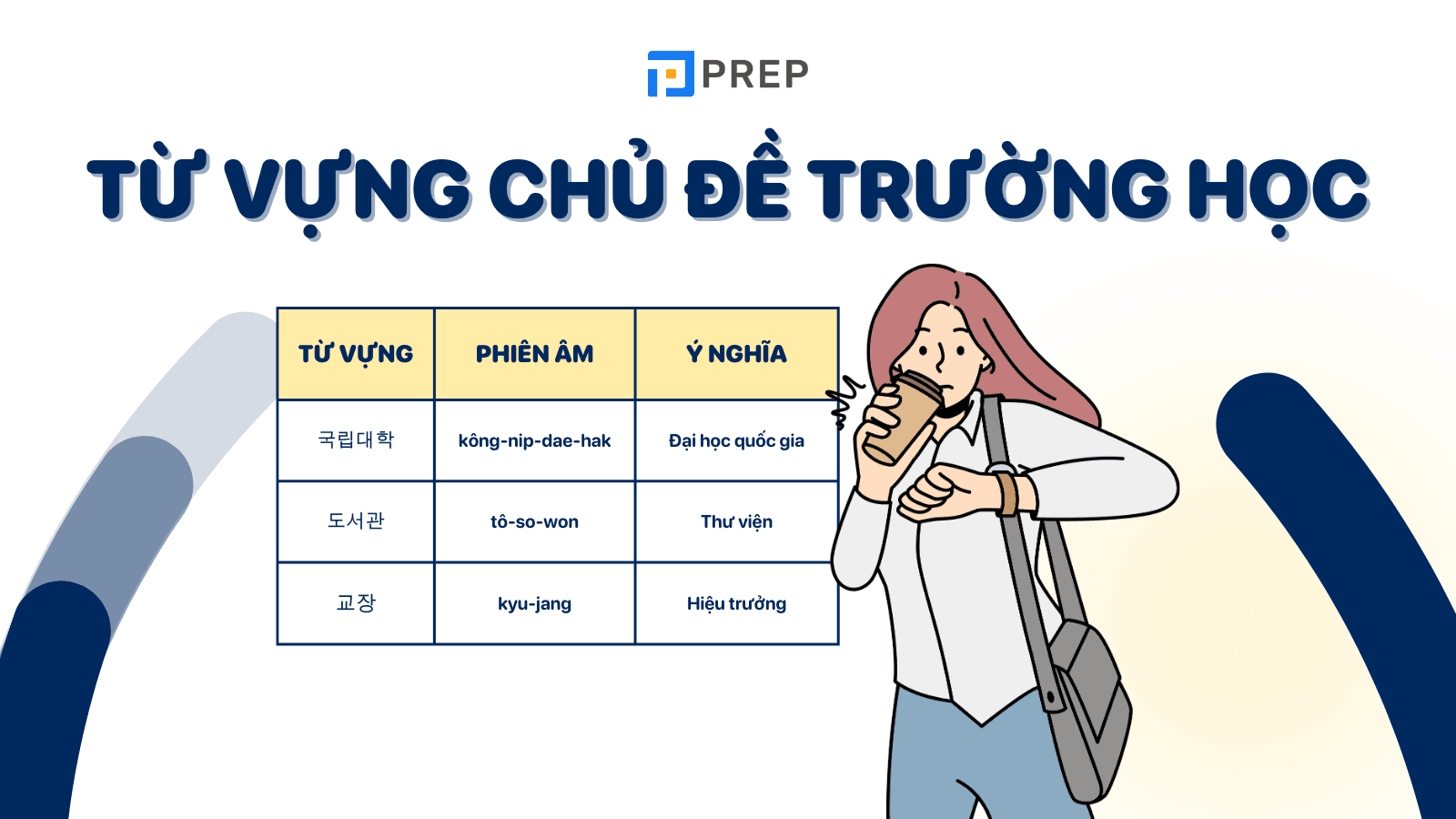 180+ từ vựng tiếng Hàn về trường học có phiên âm chi tiết nhất!