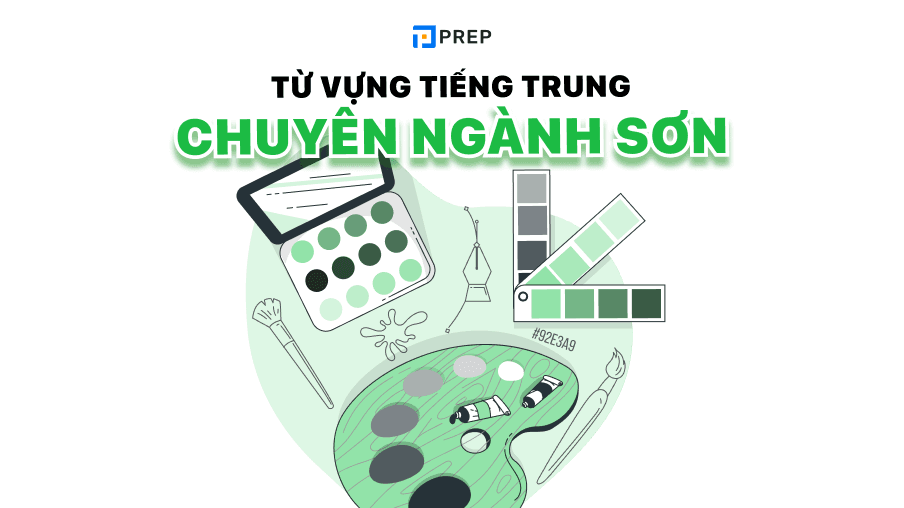từ vựng tiếng trung chuyên ngành sơn 