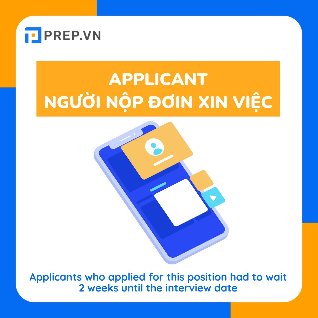 Từ vựng TOEIC chủ đề Applying and Interviewing