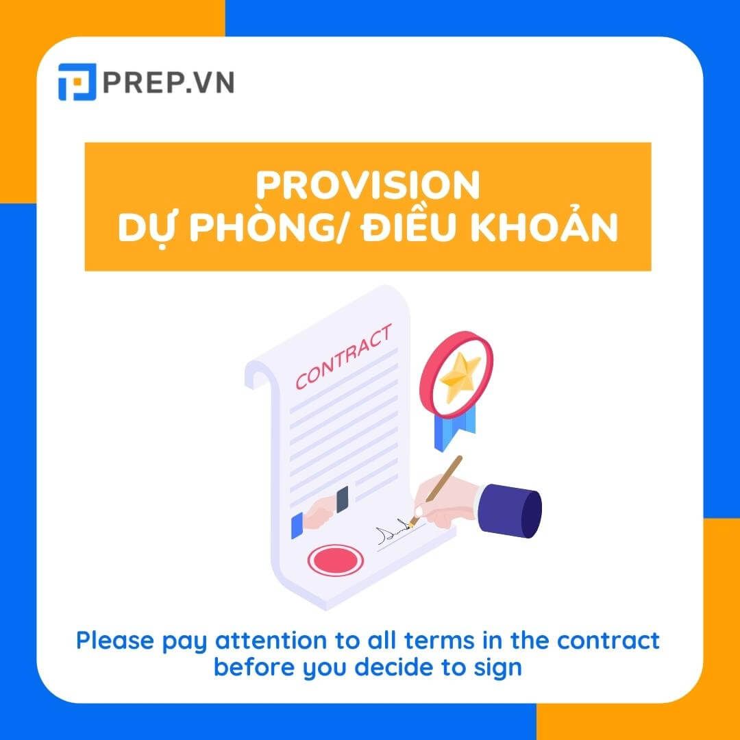 Từ vựng TOEIC chủ đề Hợp đồng