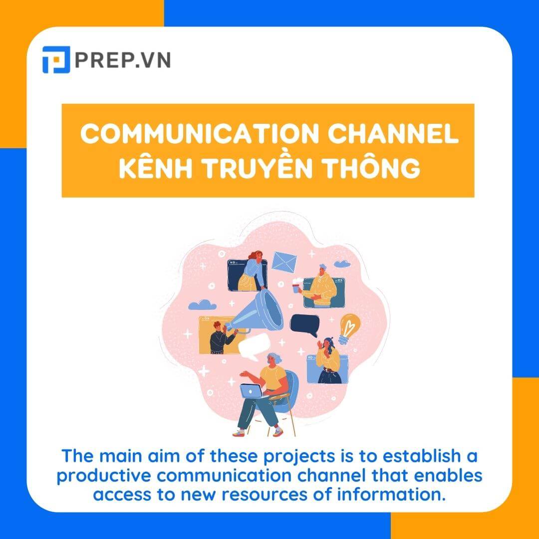 Từ vựng TOEIC chủ đề Marketing: Communication channel