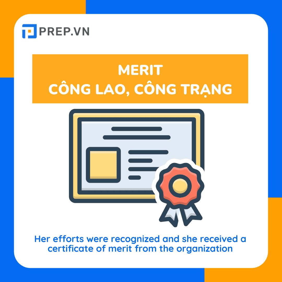 Từ vựng chủ đề Promotions Pensions and Awards