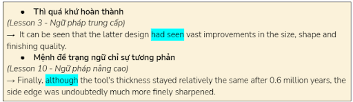 Từ vựng về ngữ pháp hay sử dụng trong IELTS Writing Task 1