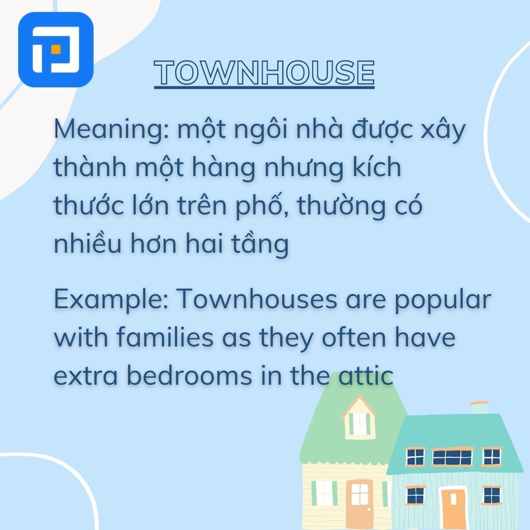 Từ vựng về Accommodation