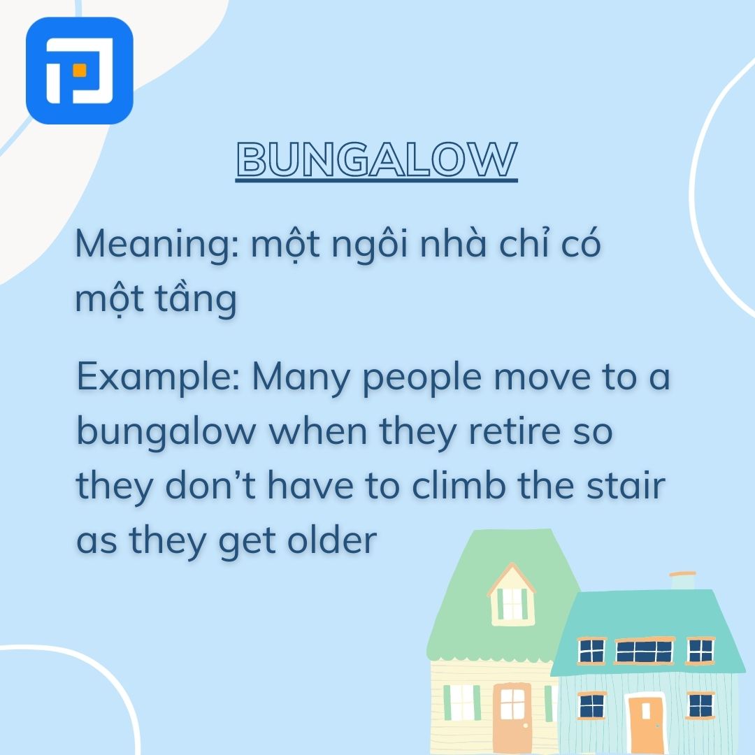 Từ vựng về Accommodation