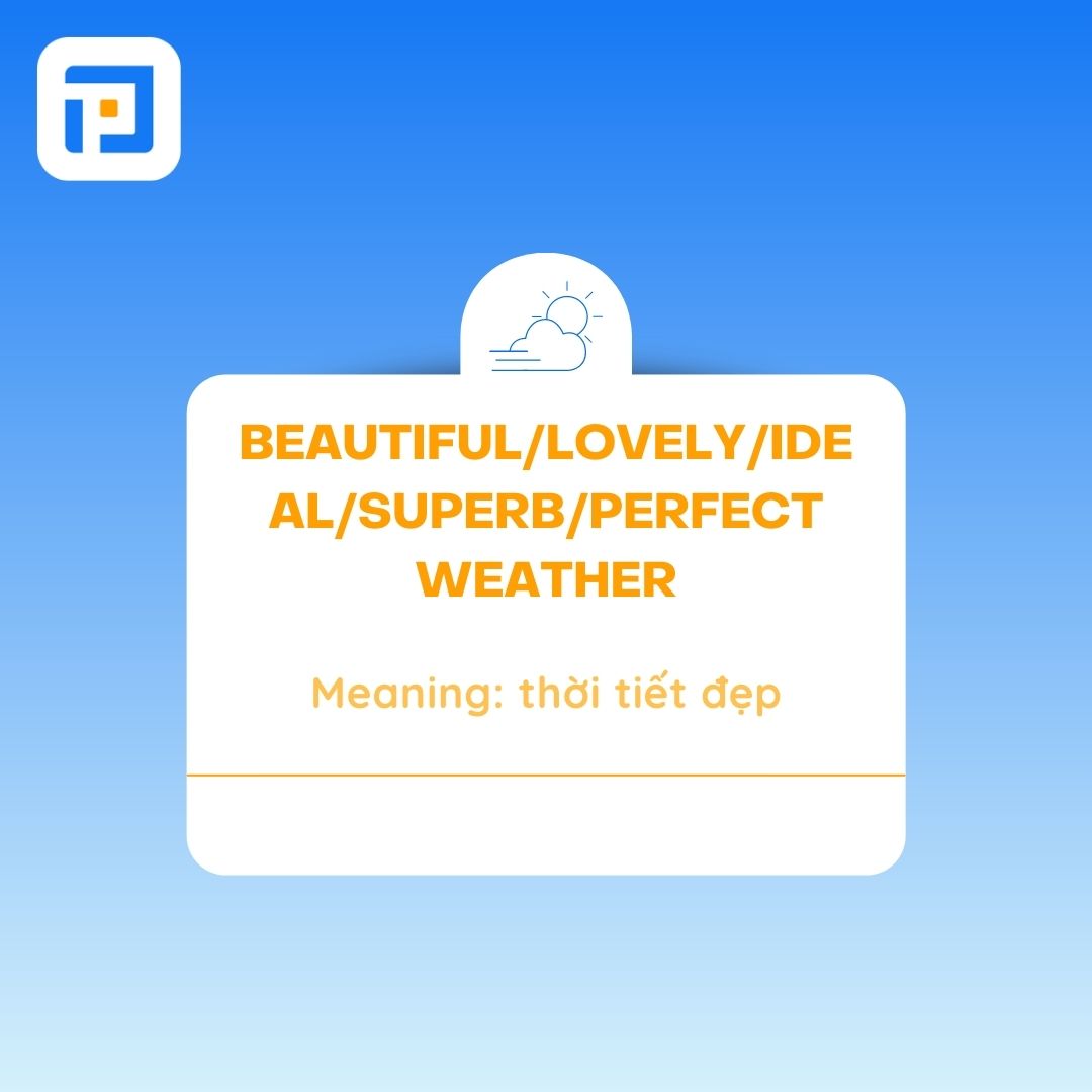 Từ vựng về thời tiết