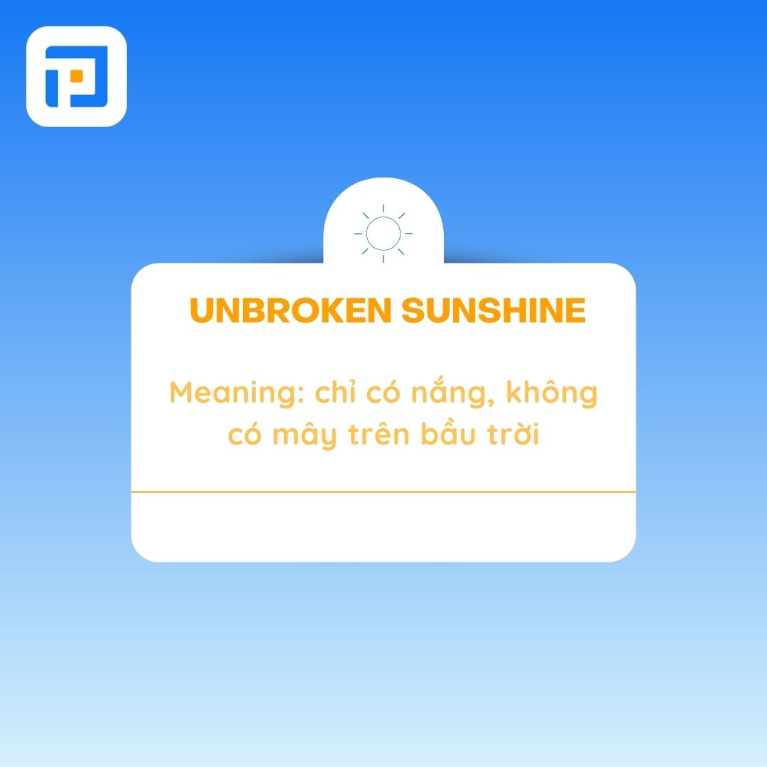 Từ vựng về thời tiết