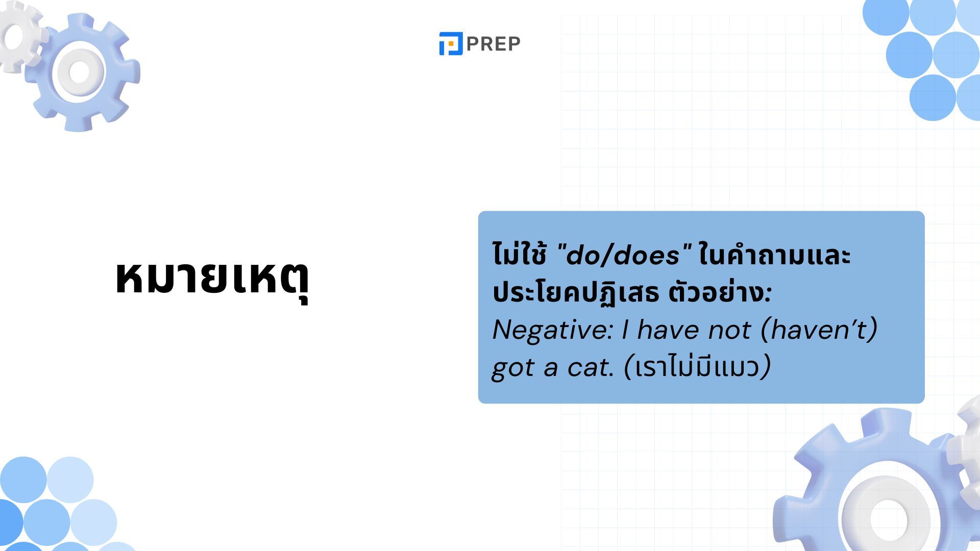 ความหมายและการใช้ Have Got ในภาษาอังกฤษ