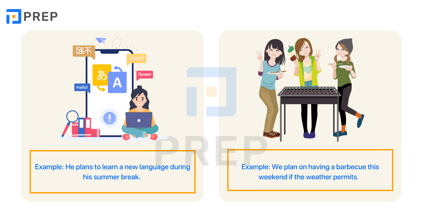 Usage of Plan in English