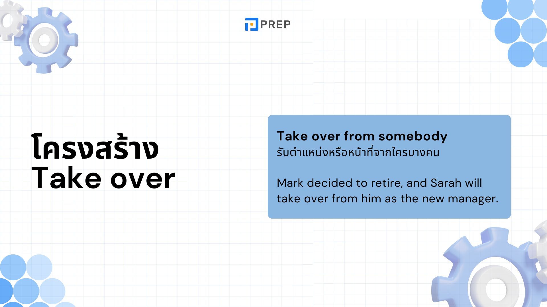 วิธีใช้ Take Over ในภาษาอังกฤษ - ความหมายและตัวอย่าง