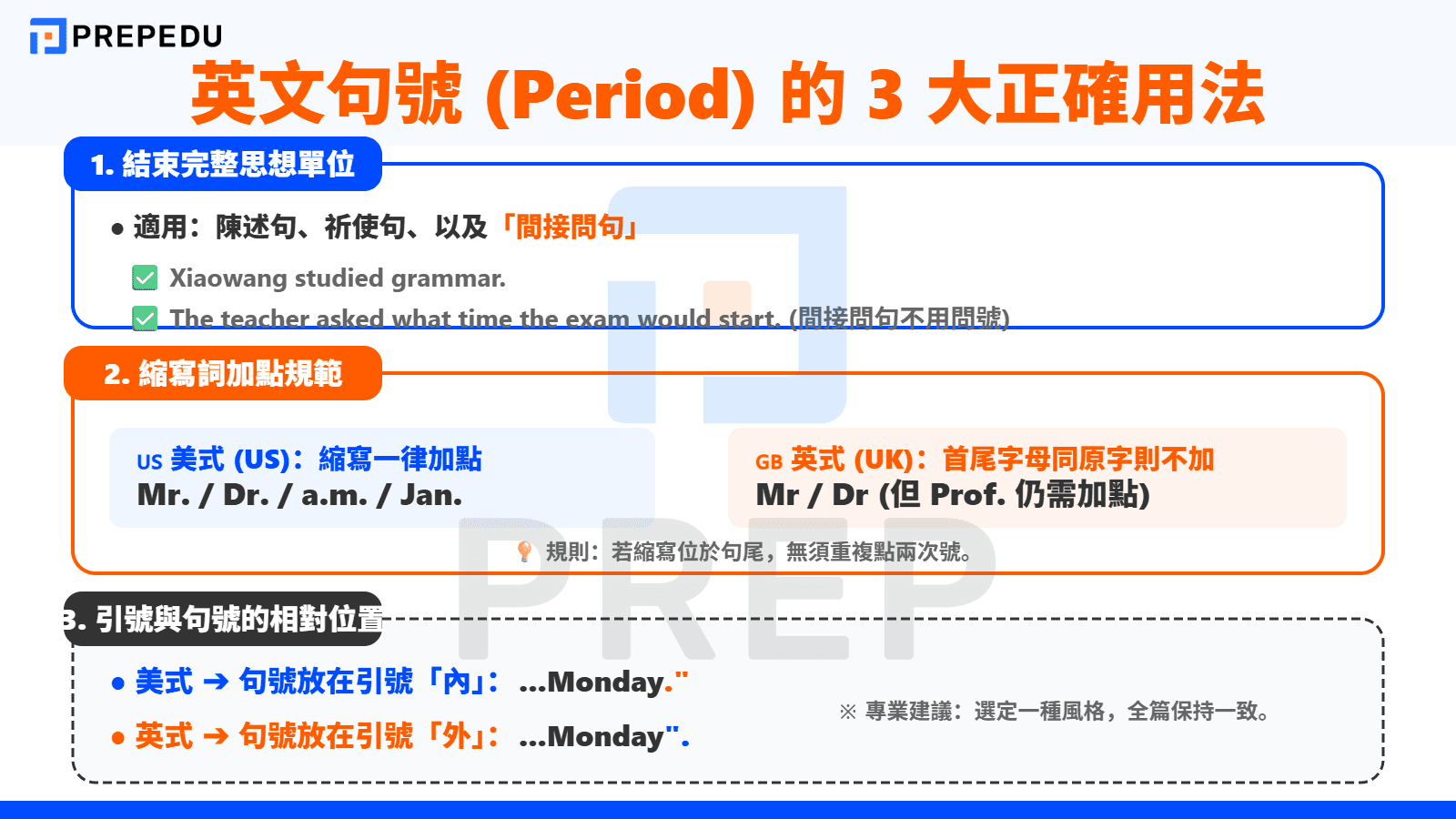 英文句號的正確用法