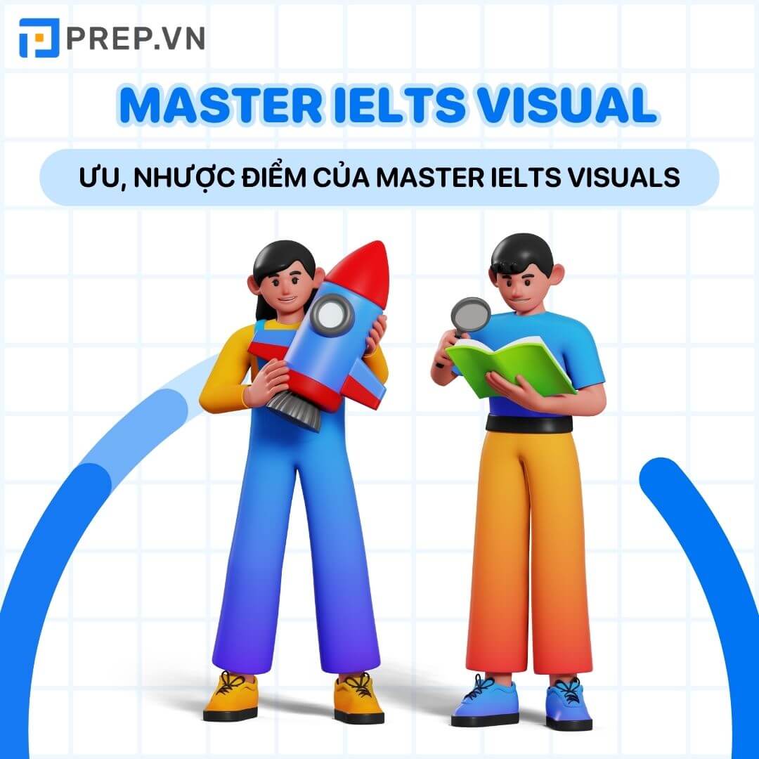 u, nhược điểm của sách Master IELTS Visuals