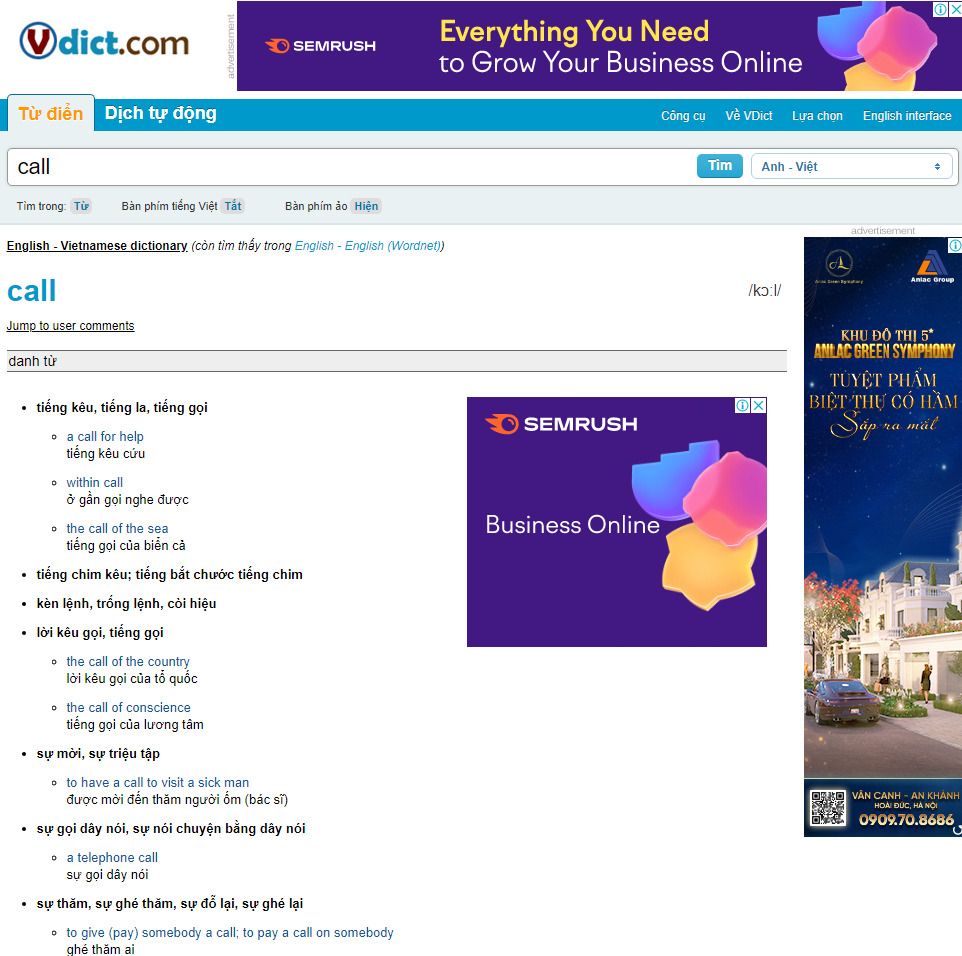VDict - Vietnamese Dictionary