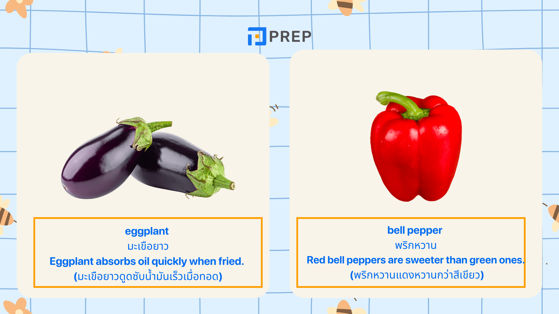 รวมคำศัพท์ ผัก ภาษาอังกฤษ Vegetable ที่ใช้บ่อย