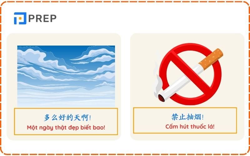 Tập đặt câu đơn trong tiếng Trung